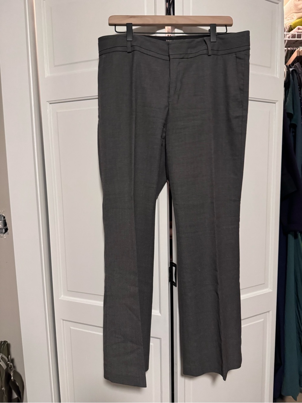 Banana Republic Men's Charcoal Gray Dress Pants